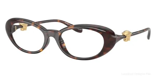 Lunettes de vue Versace VE3381U 108 52 - Havana Default Title Fès Maroc