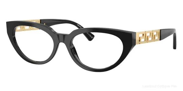 Lunettes de vue Versace VE3383 GB1 54 - Black - نضارات طبية Versace Lamtioui Optique فاس