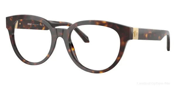Lunettes de vue Versace VE3384 108 51 - Havana - نظارات طبية Lamtioui Fès فاس المغرب