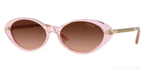 Lunettes de soleil Versace TUBULAR GRECA OVAL VE4469 54725M 54 - Pink Transparent Default Title Fès Maroc