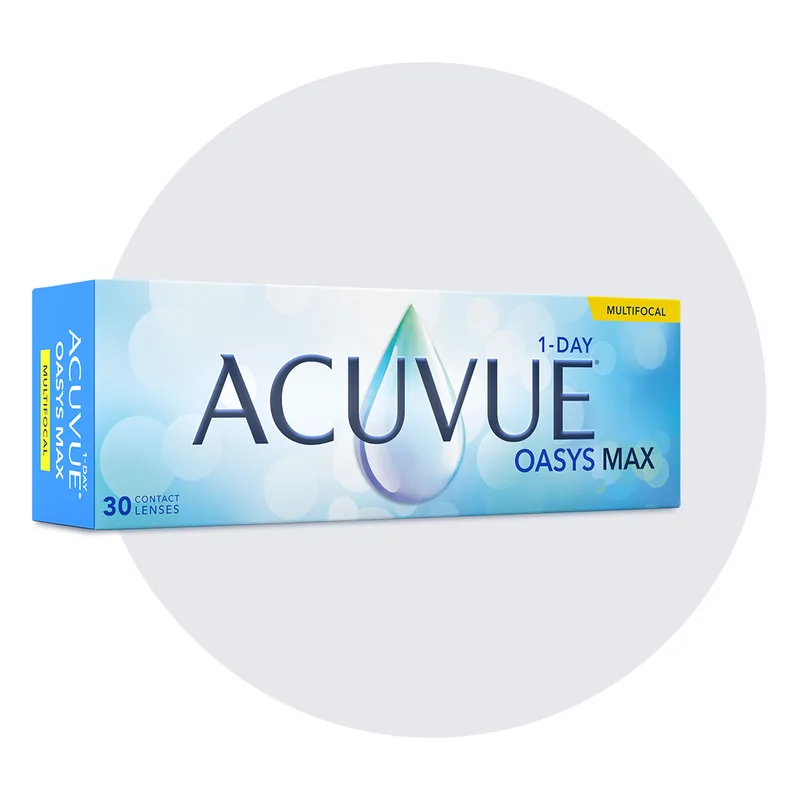 Lentilles Acuvue Oasys MAX Multifocal presbytie opticien-optométriste Fès Lamtioui