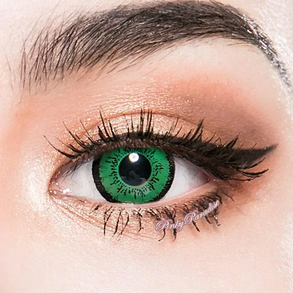 Lentilles EOS Dolly Eye Green grand diamètre K-beauty Lamtioui Fès