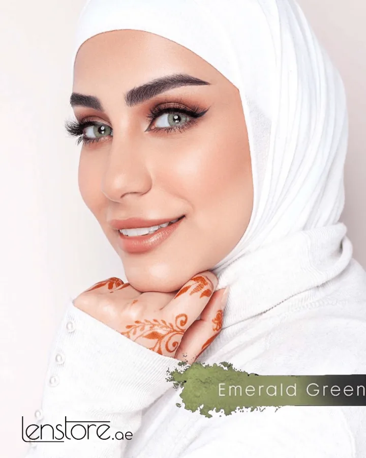 Lentilles de contact couleur Emerald Green