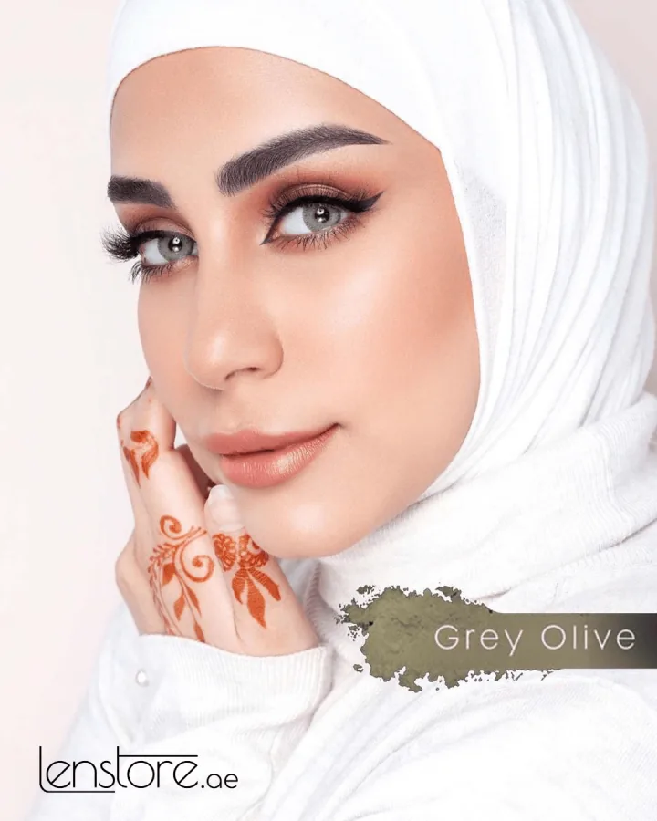 Lentilles de contact couleur Grey Olive
