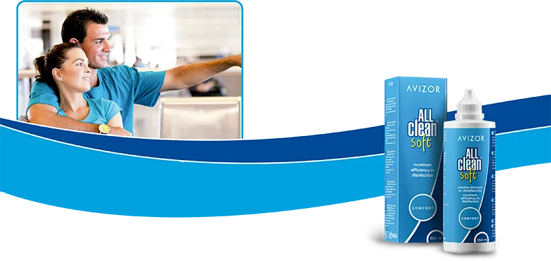 Avizor All Clean Soft 350ml — solution multi-usage lentilles souples best-seller Maroc, Lamtioui Optique Fès